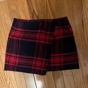 Plaid Mini Skirt